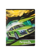 Комплект тетрадей из 10 штук, 24 листа в клетку Calligrata "Тачки", обложка мелованный картон, ВД-лак, блок офсет, 5 видов по 2 штуки  (артикул 9410121)  большой выбор товаров оптом и в розницу по низким ценам с доставкой