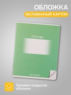 Тетради 10 штук, 24 листа в клетку Calligrata «Школьная», обложка мелованный картон, ВД-лак, блок офсет, 5 видов по 2 штуки - Фото 2