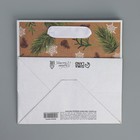Пакет крафтовый квадратный «Сказка», 14 × 14 × 9 см - фото 8958421