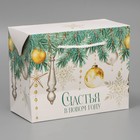 Пакет—коробка «Сказка», 23 х 18 х 11 см, Новый год - фото 320037359