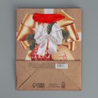 Пакет крафтовый вертикальный «Новогодний подарок», S 12 × 15 × 5.5 см - Фото 8