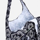 Сумка хозяйственная на кнопке, складная, цвет чёрный - Фото 4