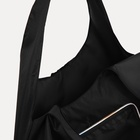 Сумка хозяйственная на кнопке, складная, 42×0.5×65 см, чёрная - Фото 5