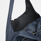 Сумка хозяйственная на кнопке, складная, 42×0.5×65 см, серая - Фото 4