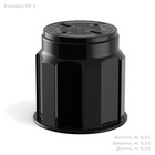 Колодец, КС-1, 52,5 × 52,5 × 51 см, пластиковый, чёрный - Фото 1