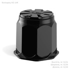 Колодец, КС-1М, 54 × 54 × 51 см, пластиковый, чёрный - фото 296565117