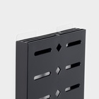 Держатель для ножей настенный Доляна «Вог», чёрный - Фото 3