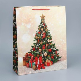 Пакет ламинированный вертикальный «Тепло в доме», XL 40 х 49 х 19 см, Новый год