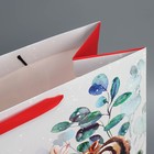 Пакет ламинированный вертикальный «Новогодняя акварель», XL 40 × 49 × 19 см - фото 9606719