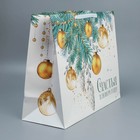 Пакет ламинированный горизонтальный «Счастья в Новом году», XL 49 × 40 × 19 см - фото 9606723