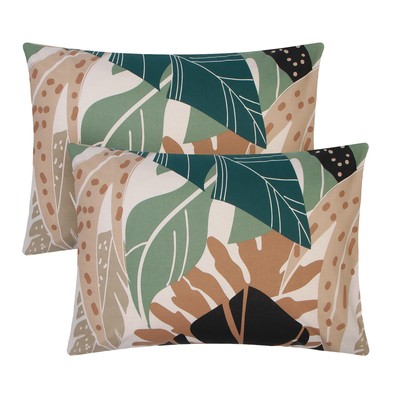 Комплект наволочек «Этель» Colored tropics (вид 2), 50×70 см, 2 шт., поплин, хлопок 100%