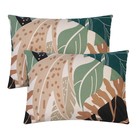 Комплект наволочек "Этель" Colored tropics (вид 2) 50*70 см - 2шт, 100% хлопок, поплин 9732245 - фото 14219029