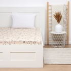 Простыня на резинке 2-спальная «Этель» Flowers (вид 1), 160×200+25 см, поплин - Фото 4