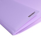 Папка 40 вкладышей А3 500 мкм deVENTE Pastel фактура "песок", клапан, сиреневая 9900428