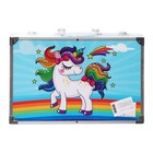 УЦЕНКА Набор для рисования складной, в чемоданчике, синий 9911719