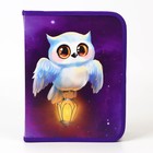 Папка для тетрадей, А5, пластиковая, 18×23×2.5 см «Совушка» - Фото 4