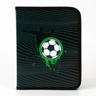 Папка для тетрадей, А5, пластиковая, 18×23×2.5 см «Футбол» - Фото 4