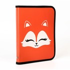 Папка для тетрадей, А5, пластиковая, 18×23×2.5 см «Лиса» - Фото 2