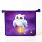 Папка для тетрадей, А5, пластиковая, 19×23×5 см «Совушка» - Фото 3