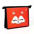 Папка для тетрадей, А5, пластиковая, 19×23×5 см «Лиса» - Фото 2