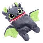 Мягкая игрушка-конфетница «Дракон Зубастик», чёрная - фото 31411965