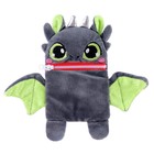 Мягкая игрушка-конфетница «Дракон Зубастик», чёрная - фото 31411968