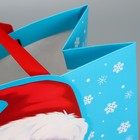 Пакет подарочный «Снеговик», 30 × 30 × 15 см - Фото 6