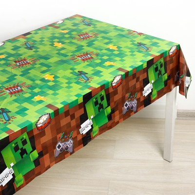 Скатерть одноразовая праздничная 120×180 см, 35 мкр