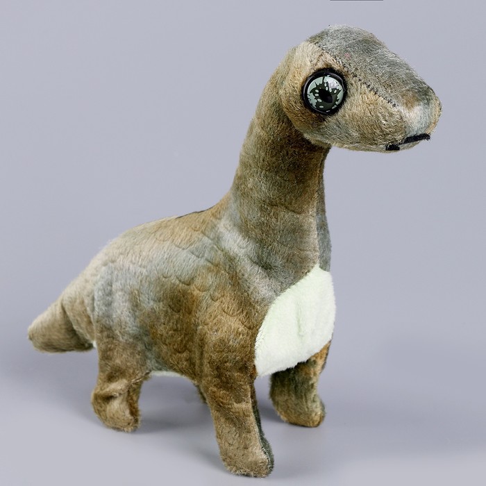 Мягкая музыкальная игрушка «Динозаврик», 20 см, цвет тёмно-зелёный - фото 1890166119