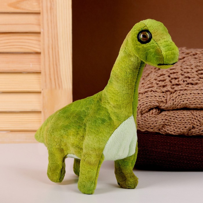 Мягкая музыкальная игрушка «Динозаврик», 20 см, цвет зелёный - фото 1907800861