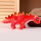 Мягкая музыкальная игрушка «Динозаврик», 27 см, цвет красный - фото 3905832