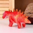 Мягкая музыкальная игрушка «Динозаврик», 27 см, цвет красный - фото 7333916
