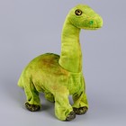 Мягкая музыкальная игрушка «Динозаврик», 31 см, цвет зелёный - фото 3905855