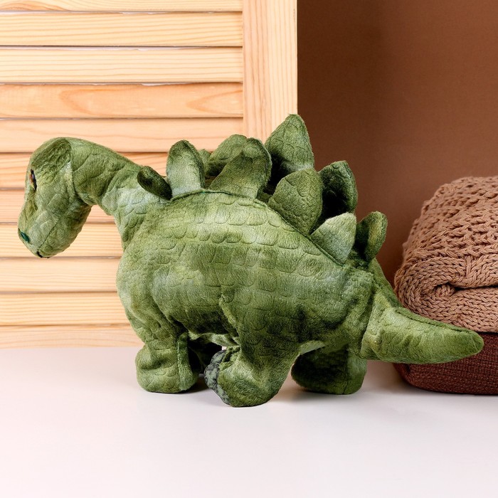 Мягкая музыкальная игрушка «Динозаврик», 43 см, цвет зелёный - фото 1907800895