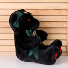 Мягкая игрушка «Медведь» с зелёным бантиком, 31 см - Фото 3