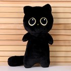 Мягкая игрушка «Кот», 30 см, цвет чёрный - Фото 1