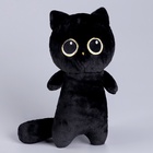 Мягкая игрушка «Кот», 30 см, цвет чёрный 9689605 - фото 16258855