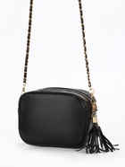 Сумка женская кросс-боди на молнии, 21×7×14 см, в клетку, чёрная - Фото 7