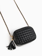 Сумка женская кросс-боди на молнии, 21×7×14 см, в клетку, чёрная - Фото 9