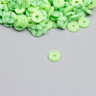 Набор бусин из полимерной глины "Астра" 6 мм, 20 гр, зеленый пестрый микс - Фото 2