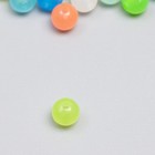 Набор бусин светящихся в темноте "Астра" 8 мм, 20 гр, разноцветный - фото 24342609