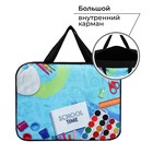 Папка для труда, А4, текстильная, 35×27×7 см «Школьная» - Фото 2