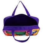 Папка для труда, А4, текстильная, 35×27×7 см «Школьники» - Фото 5