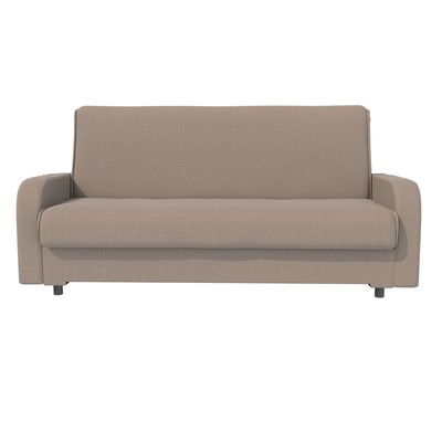 Диван прямой «Лайт», независимые пружины, спальное место 1200×1900 мм, цвет монако 05 коричневый