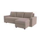 Диван угловой «Оскар», независимые пружины, тик – так, цвет монако 05 коричневый  (артикул 9773107)  большой выбор товаров оптом и в розницу по низким ценам с доставкой