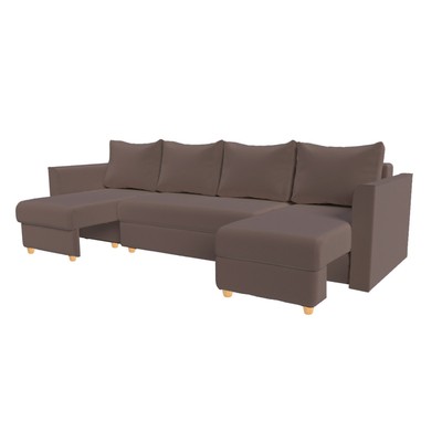 Диван П-образный Оскар (независимые пружины) Монако 05 (кор) (Тик-Так) 1500х2000