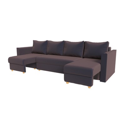 Диван П-образный Оскар (независимые пружины) Монако 04 (т.кор) (Тик-Так) 1500х2000