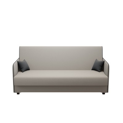 Диван прямой «НЕО», независимые пружины, спальное место 1200×1900 мм, цвет монако 01 бежевый/монако 05 коричневый