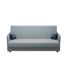 Диван прямой «НЕО», независимые пружины, спальное место 1200×1900 мм, цвет allince 993 светло - серый/allince 797 синий - Фото 1