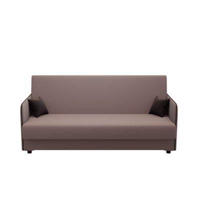 Диван прямой «НЕО», независимые пружины, спальное место 1200×1900 мм, цвет монако 05 коричневый/монако 04 тёмно – коричневый